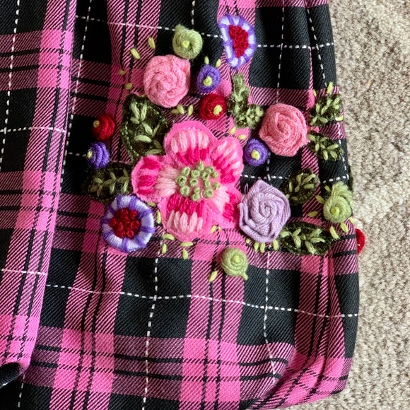 NWT Lisptik Girls Plaid Layered Dress - Picture 2 of 4